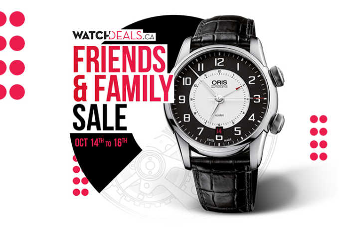 Friends and Family Sale event at WatchDeals physical store