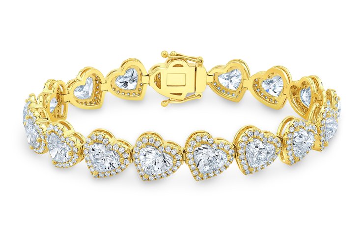 Amden Jewelry yellow gold and diamond bracelet at Time & Shine Edmonton