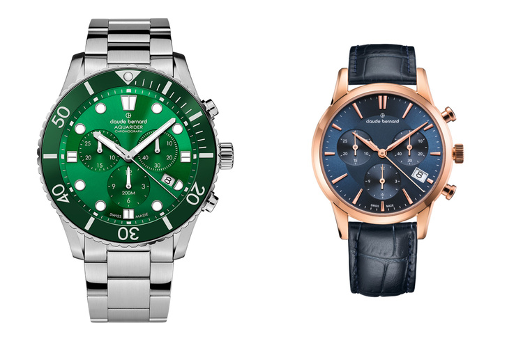 Claude Bernard watches from the Aquarider and Classic collections