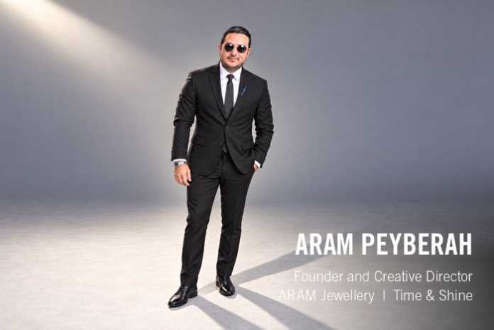Aram Peyberah of ARAM Jewellery, exhibiting at Time & Shine Toronto